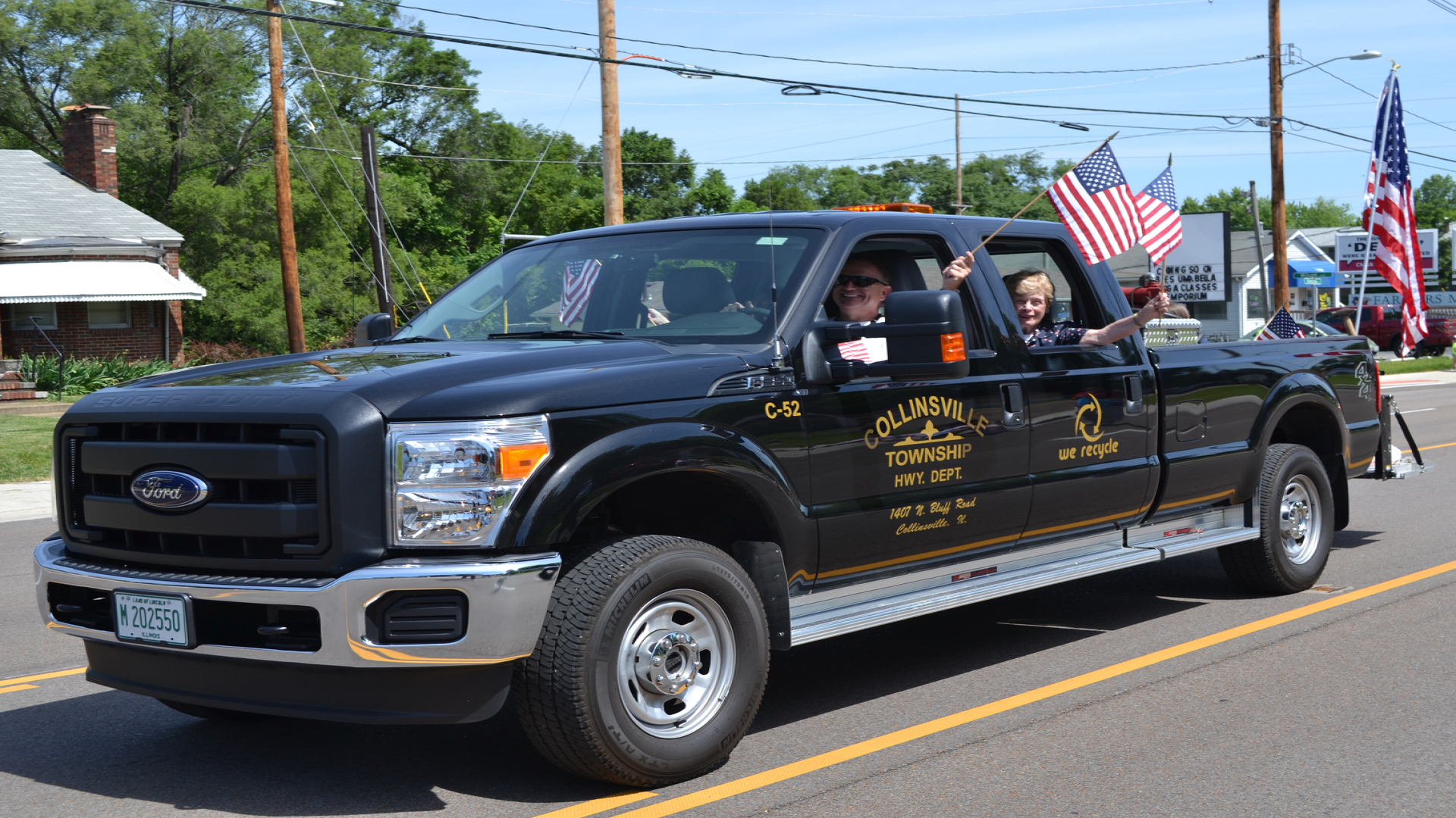 Picture of Collinsville Township pickup truck