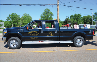 Picture of a Collinsville Township Highway Truck